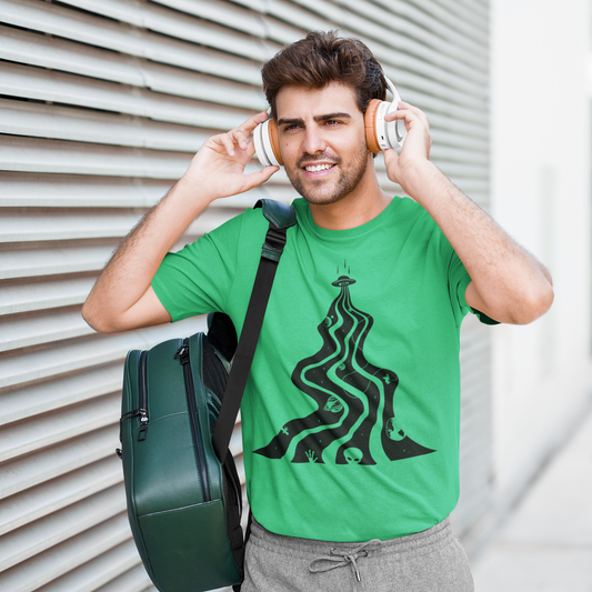 Extraterrestrial Graphic Tee T-shirt Tea Shirt Shoppe YS Irish Green