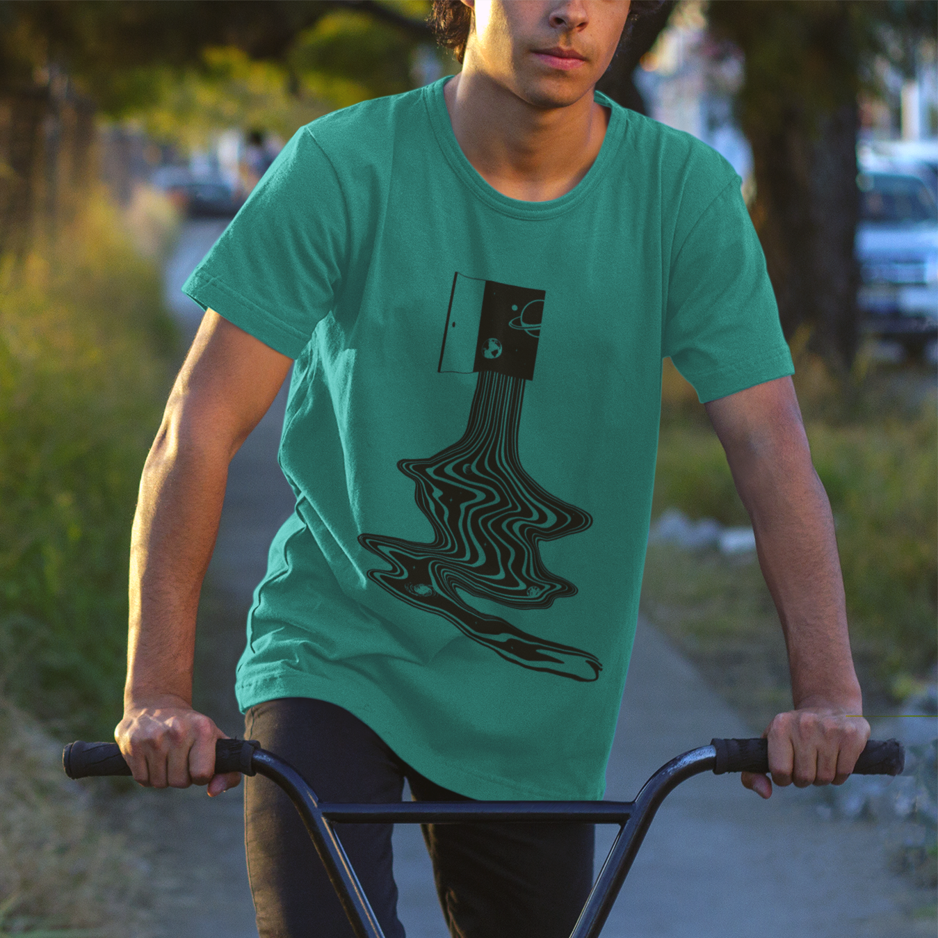 Galaxy Gate Graphic Tee T-shirt Tea Shirt Shoppe YS Jade Dome
