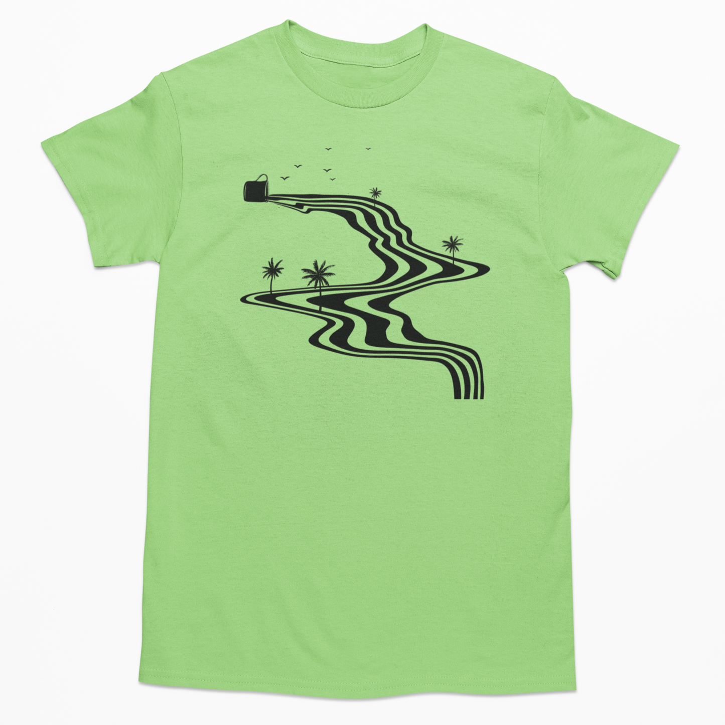 Journey Graphic Tee T-shirt Tea Shirt Shoppe YS Lime