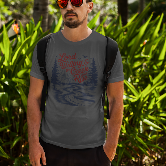 Creek Don't Rise Graphic Tee T-shirt Tea Shirt Shoppe YS Charcoal