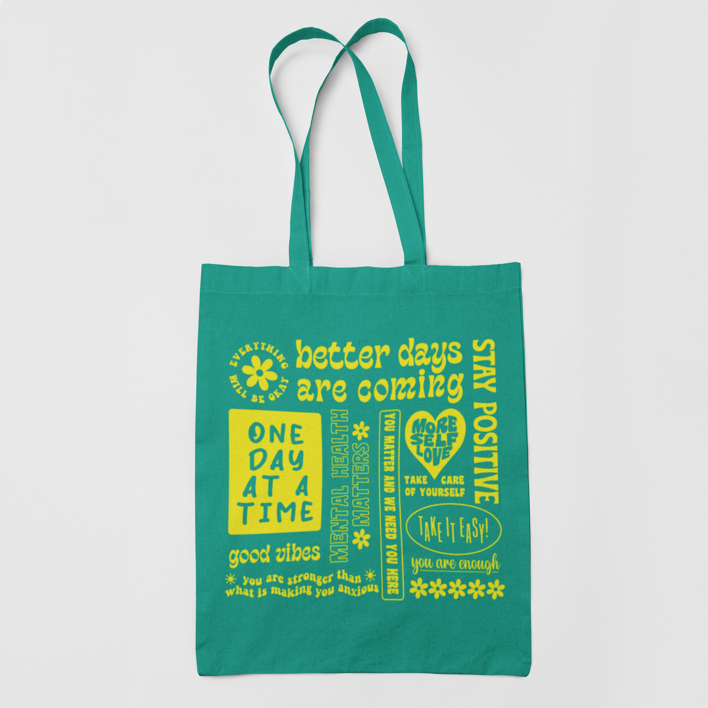 Mental Health Awareness Tote Bag Tote Bag Tea Shirt Shoppe Wholesale