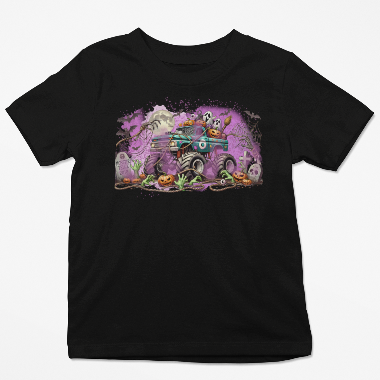 Monster Mash-Up Youth & Toddler Graphic Tee Youth Graphic Tee Tea Shirt Shoppe 2T Black
