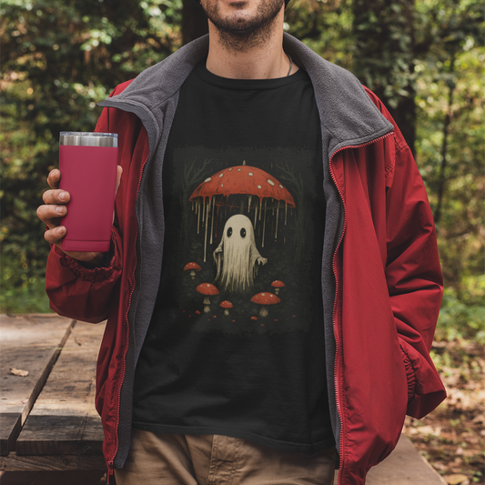 Forest Spirit Graphic Tee T-shirt Tea Shirt Shoppe YS Black