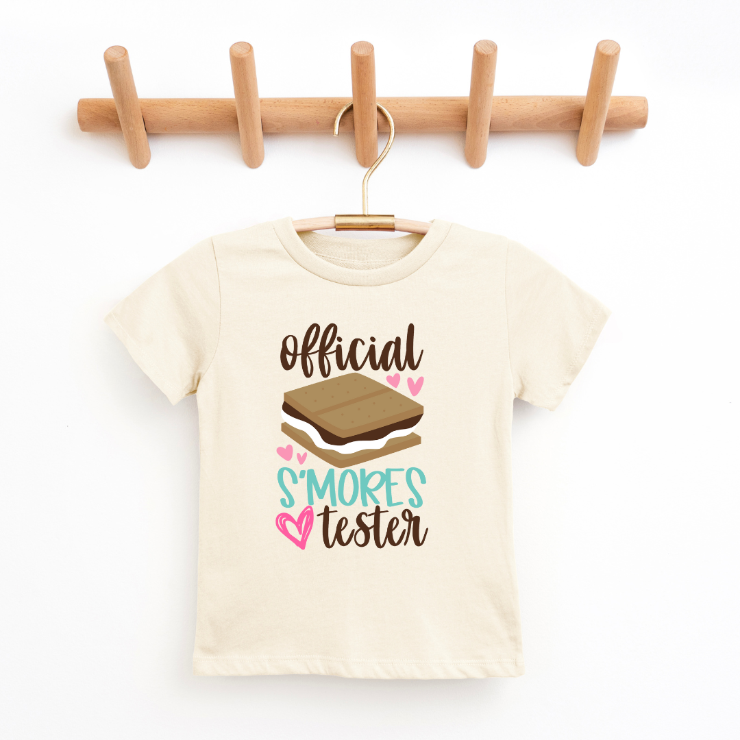 Official S'more Tester Youth & Toddler Tee Youth Graphic Tee Tea Shirt Shoppe 2T Natural