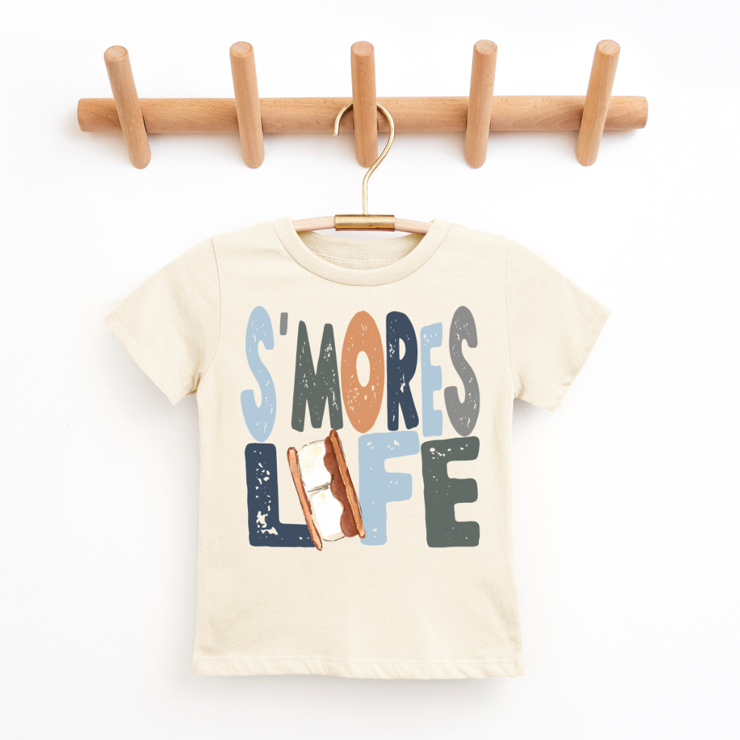 S'more Life Boy Youth & Toddler Tee Youth Graphic Tee Tea Shirt Shoppe 2T Natural
