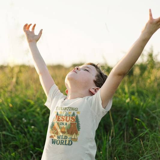 Trusting in the Wild Graphic Tee Youth Graphic Tee Tea Shirt Shoppe