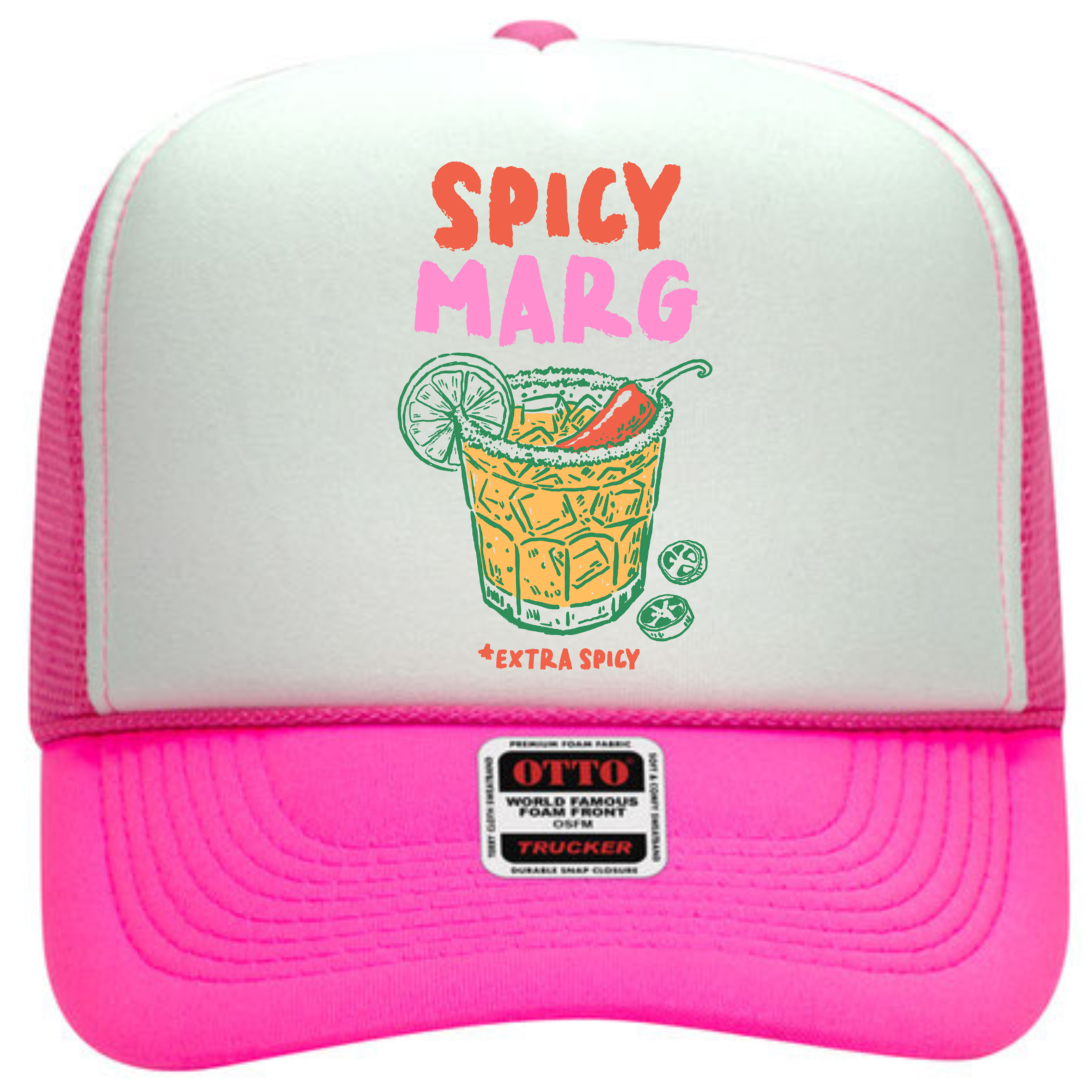 Spicy Marg Trucker Hat Hat Tea-Shirt Shoppe