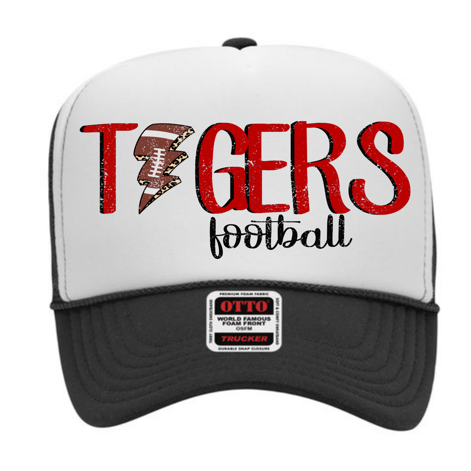 Tigers Football Trucker Hat Hat Tea-Shirt Shoppe