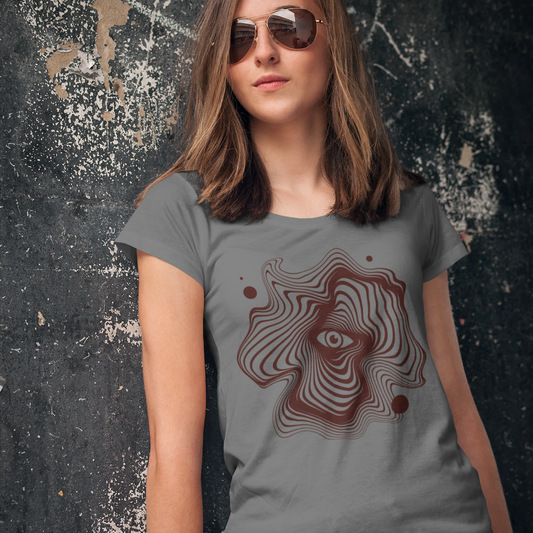 Observation Graphic Tee T-shirt Tea Shirt Shoppe YS Charcoal