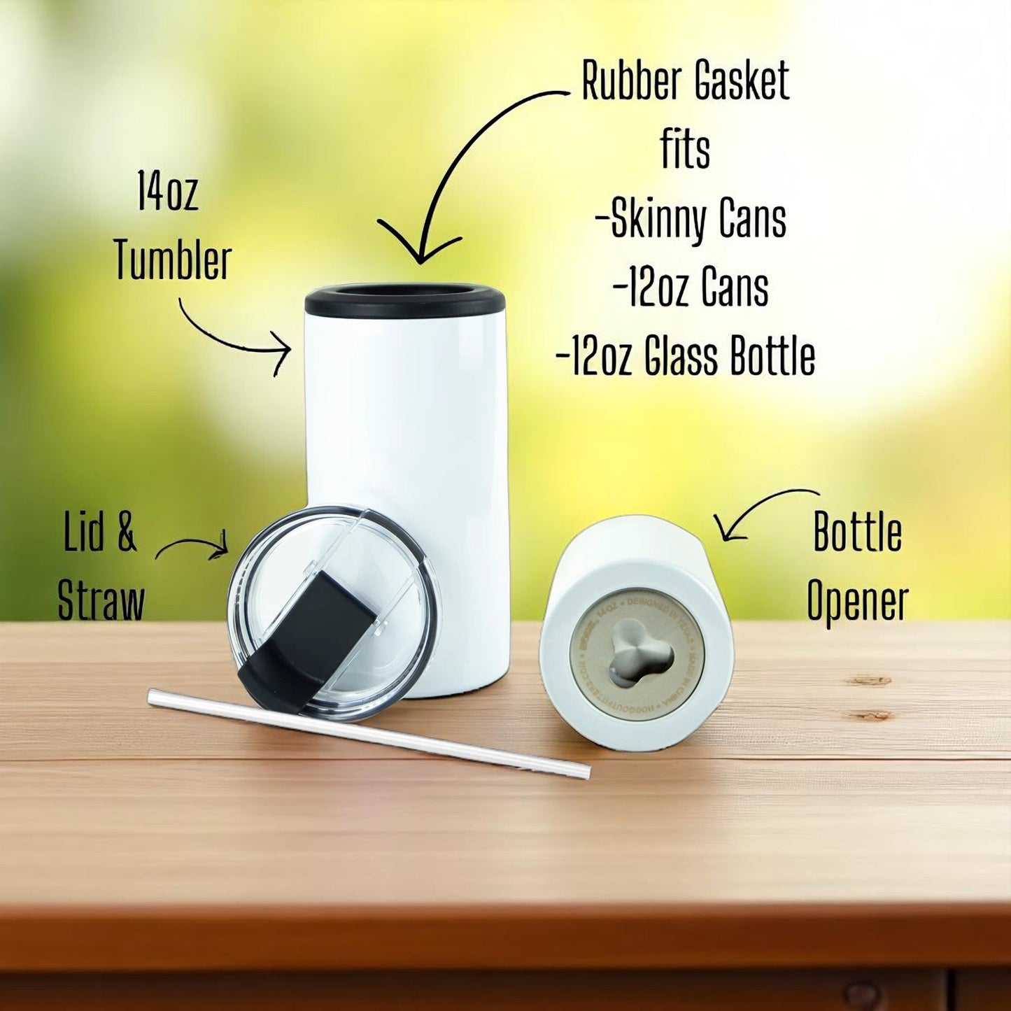 Groovy Blooms 4-in-1 Can Cooler Cup New Arrival Tea Shirt Shoppe Wholesale