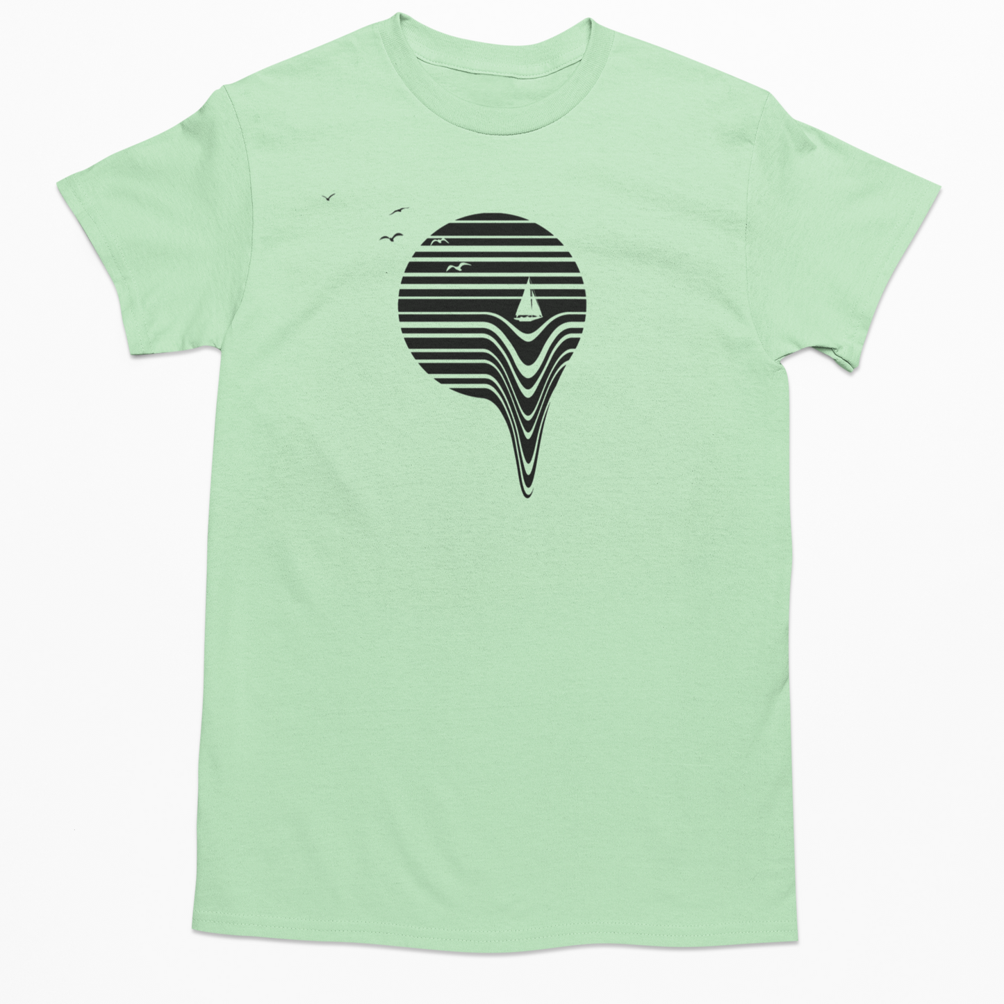 Sailing Graphic Tee T-shirt Tea Shirt Shoppe YS Mint