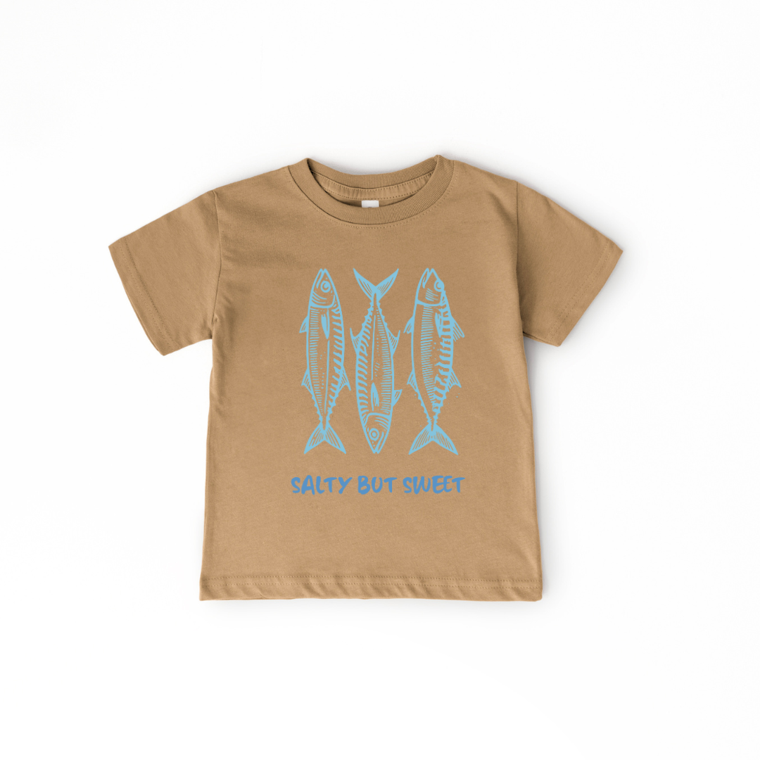Salty But Sweet Toddler/Youth Graphic Tee Youth Graphic Tee Tea Shirt Shoppe 2T Coyote