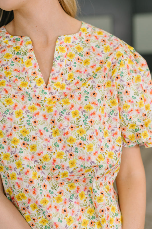 Seven Days a Week Balloon Sleeve Blouse – alternate view 2
