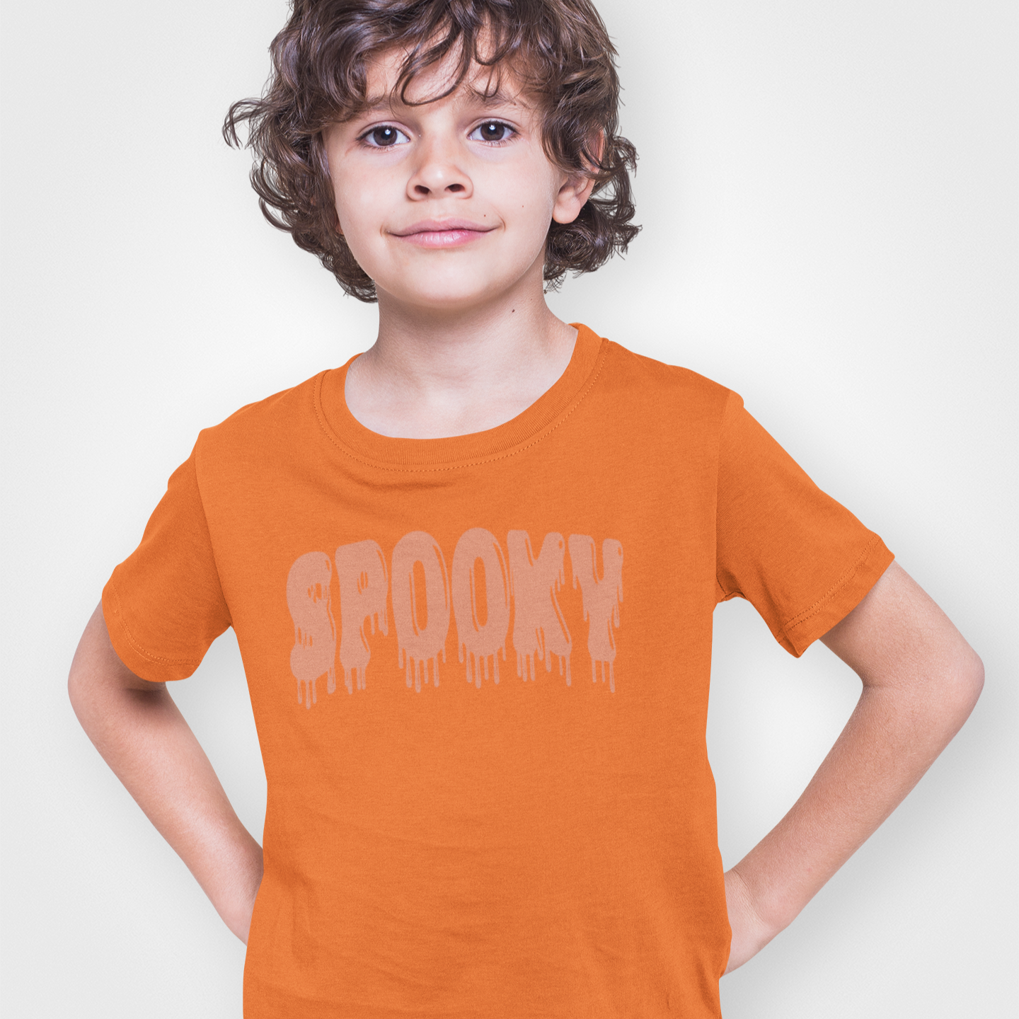 Spooky Drip Youth & Toddler Graphic Tee Youth Graphic Tee Tea Shirt Shoppe 2T Orange