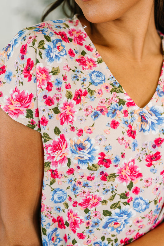 Spring Air Floral Print Blouse – alternate view 2