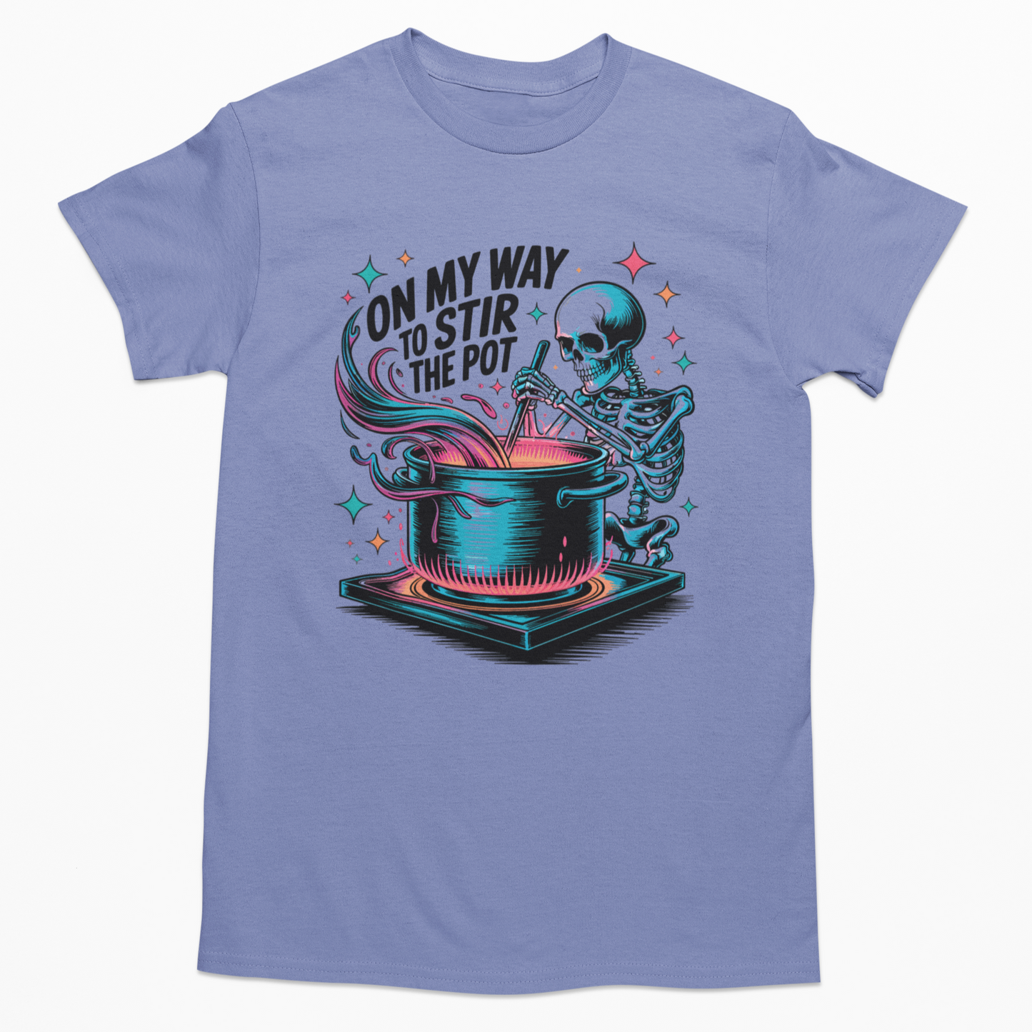 Stir The Pot Graphic Tee T-shirt Tea Shirt Shoppe S Violet