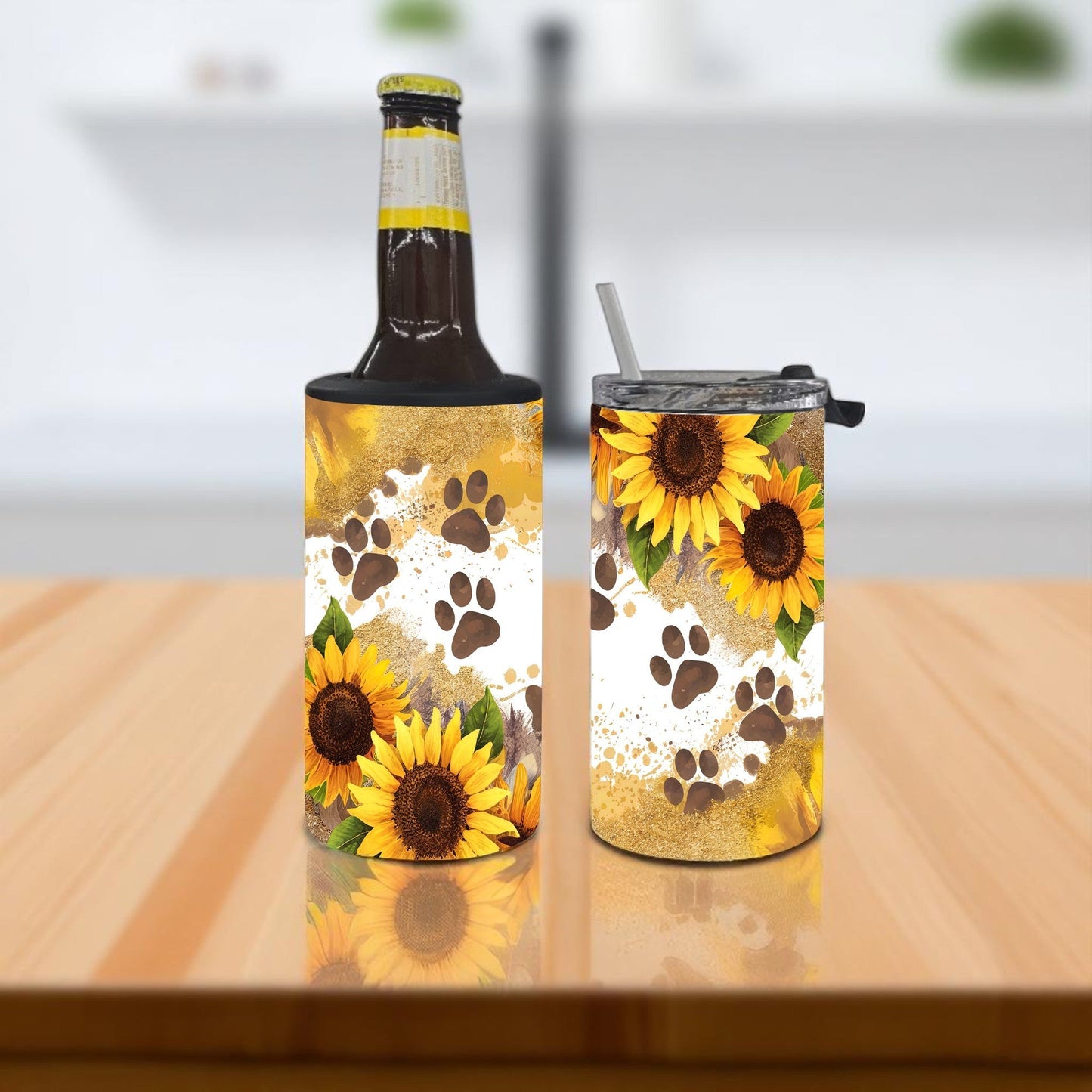 Sunflower Paw Parade 4-in-1 Can Cooler Cup New Arrival Tea Shirt Shoppe Wholesale