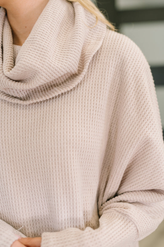 The Wander Lust Set in Oatmeal, waffle knit – alternate view 2