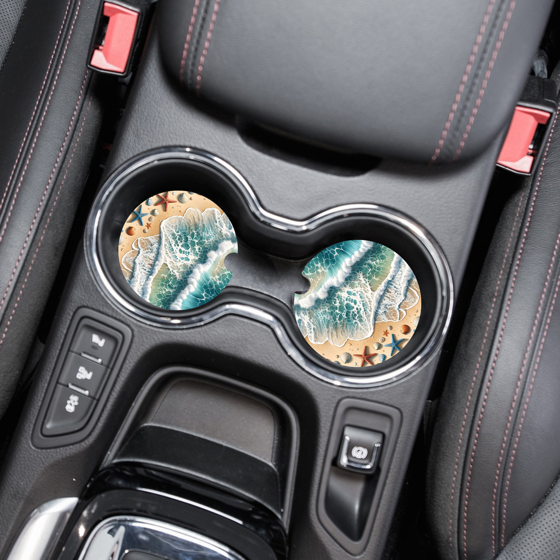 Tide & Treasure Car Coaster Tea Shirt Shoppe Wholesale