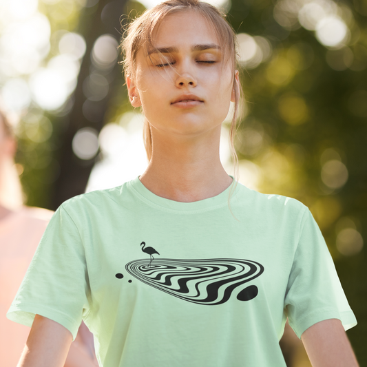 Tranquility Graphic Tee T-shirt Tea Shirt Shoppe YS Mint