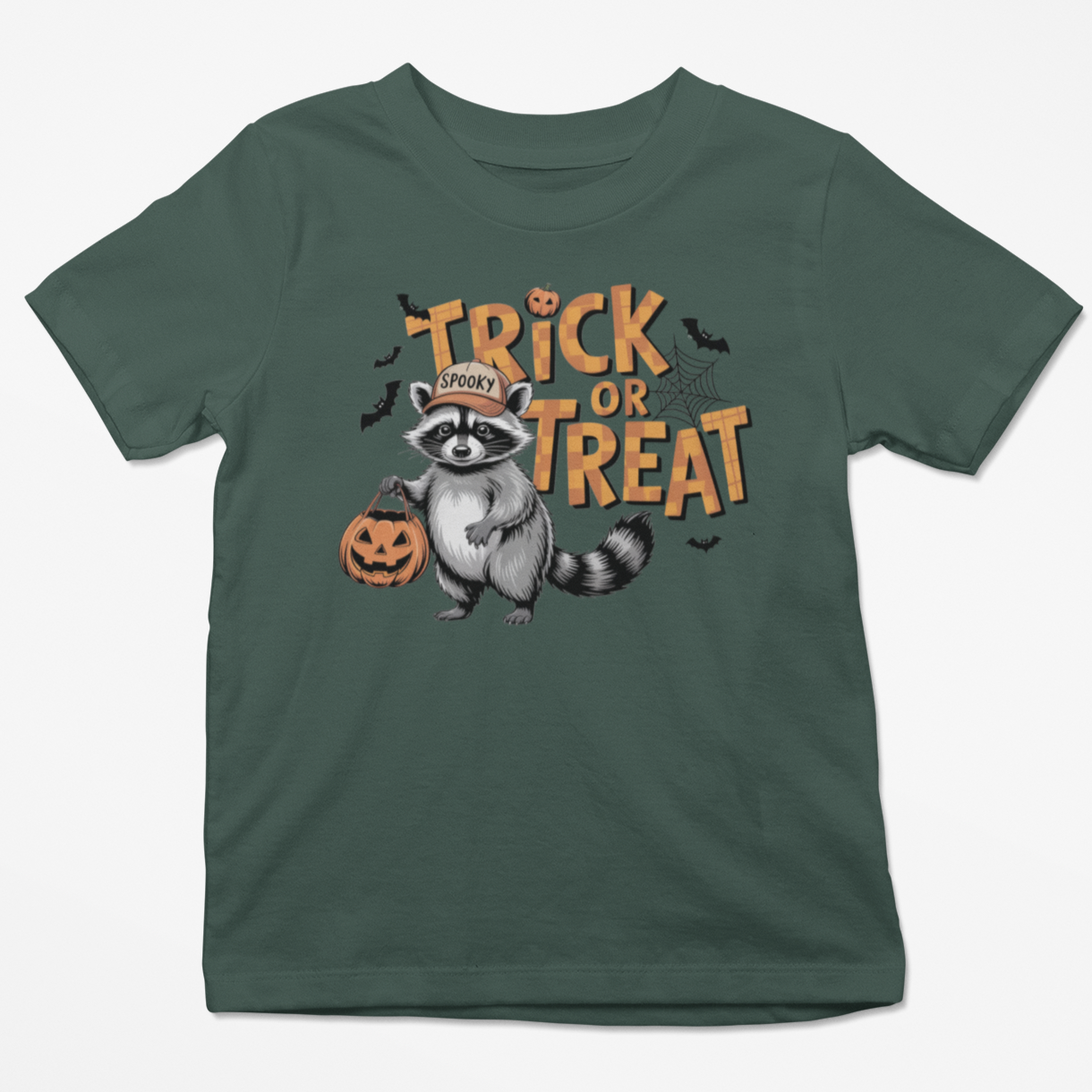 Trick or Treat Bandit Youth & Toddler Graphic Tee Youth Graphic Tee Tea Shirt Shoppe