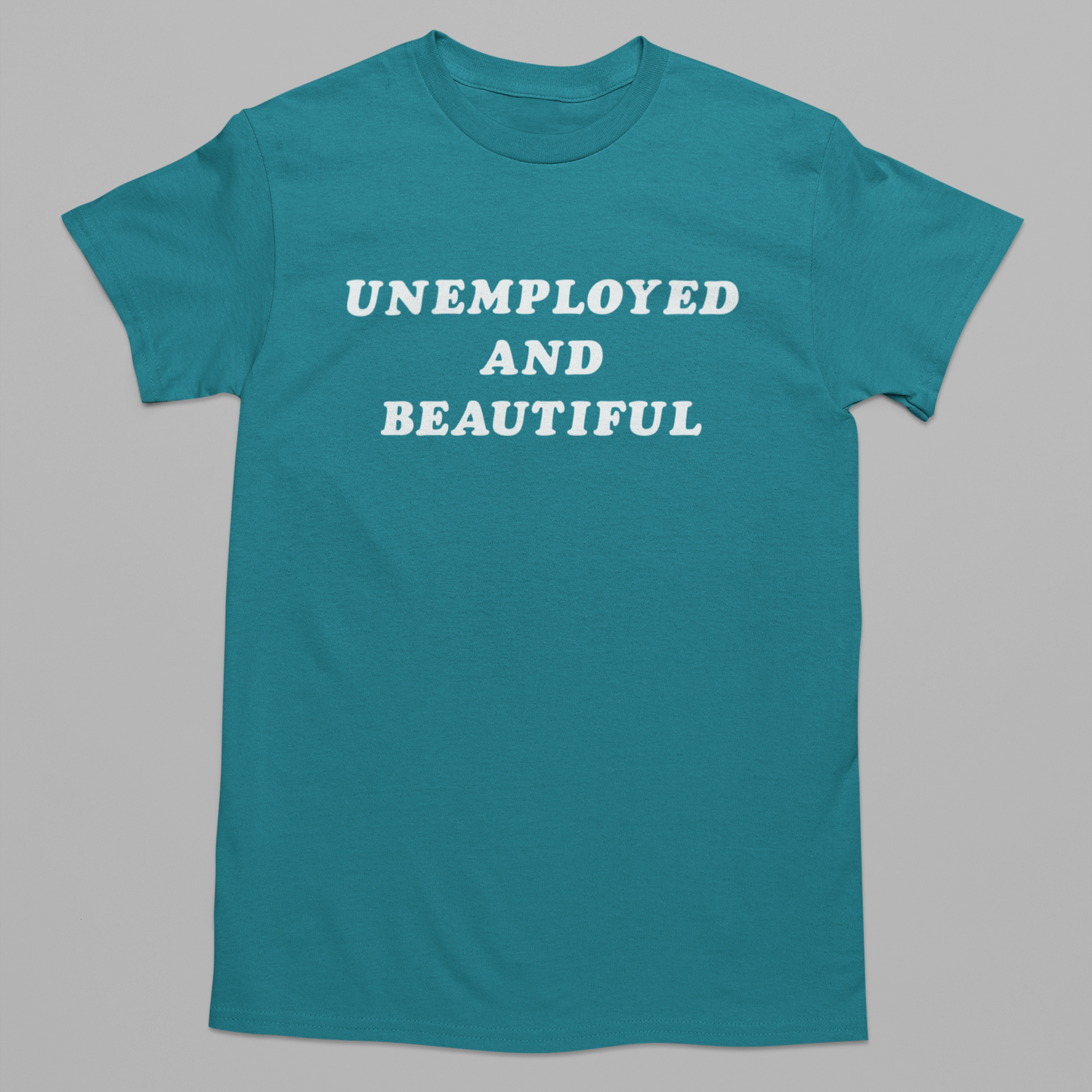 Unemployed Graphic Tee T-shirt Tea Shirt Shoppe S Galapagoes Blue