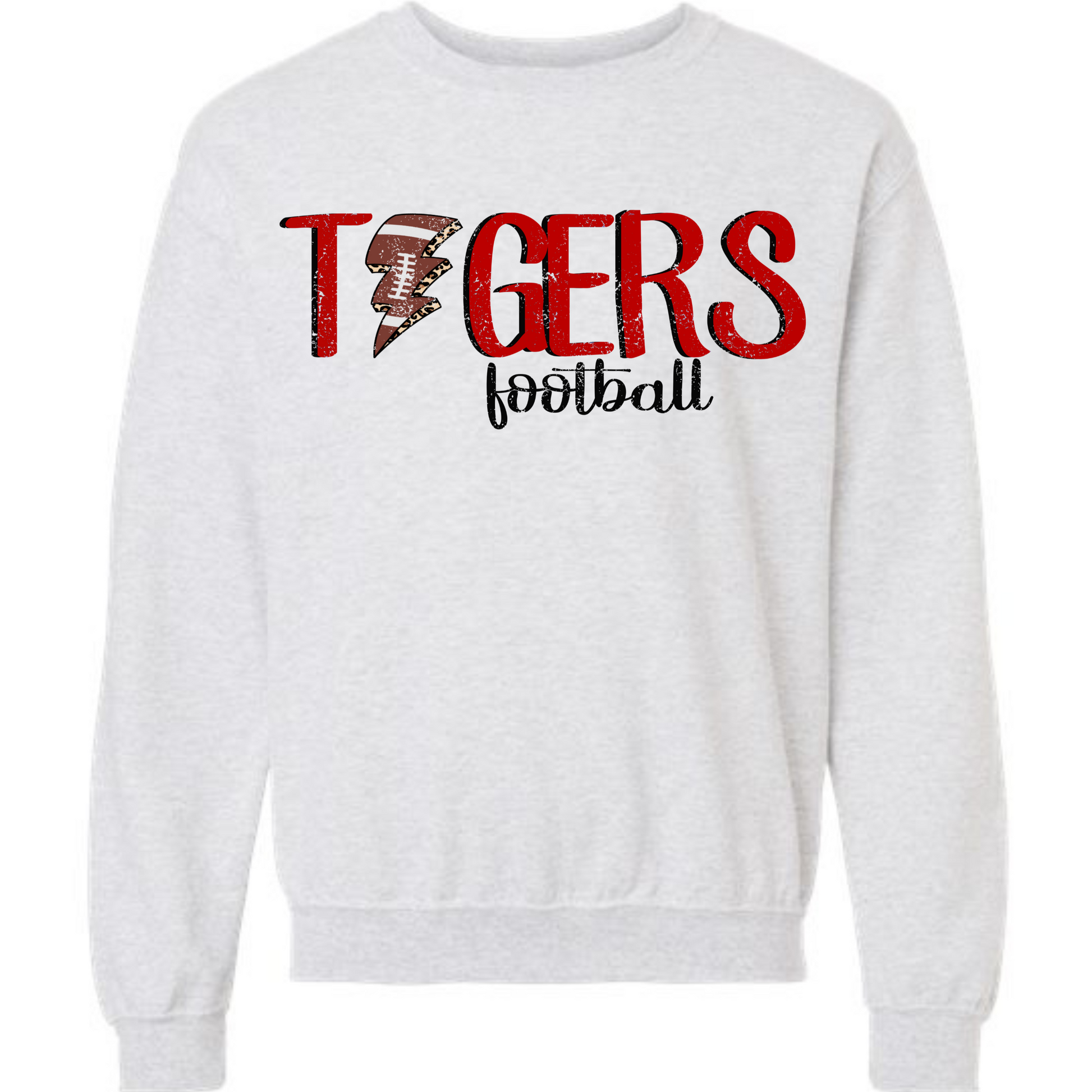 Tiger Football Graphic Sweatshirt Graphic Sweatshirt Tea Shirt Shoppe