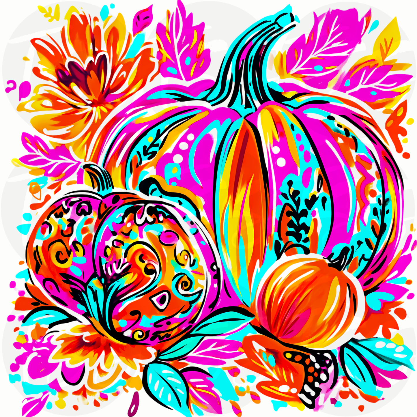 Electric Harvest Custom Full Color Ready For Press DTF Print Transfer, Direct To Film
