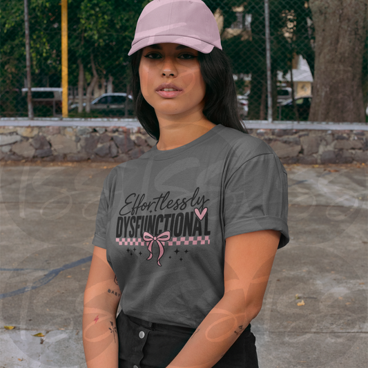 Effortlessly Disfunctional Custom Full Color Ready For Press DTF Print Transfer, Direct To Film