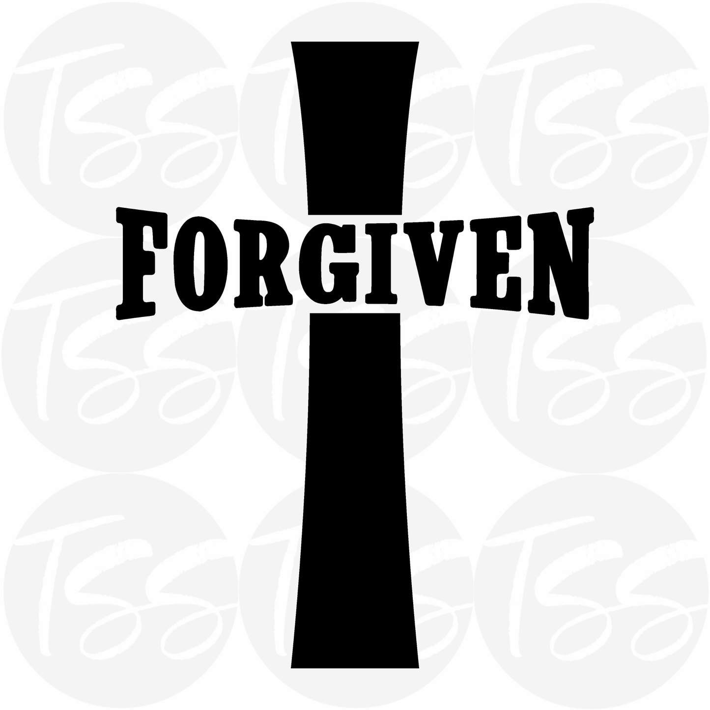 Forgiven Hot Peel Custom Full Color Ready For Press DTF Print Transfer, Direct To Film