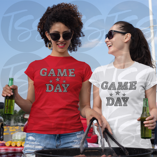 Checkmate Game Day Custom Full Color Ready For Press DTF Print Transfer, Direct To Film
