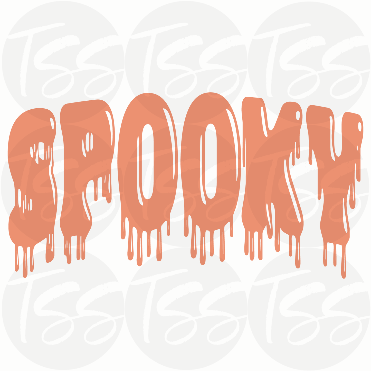 Spooky Drip Custom Full Color Ready For Press DTF Print Transfer, Direct To Film