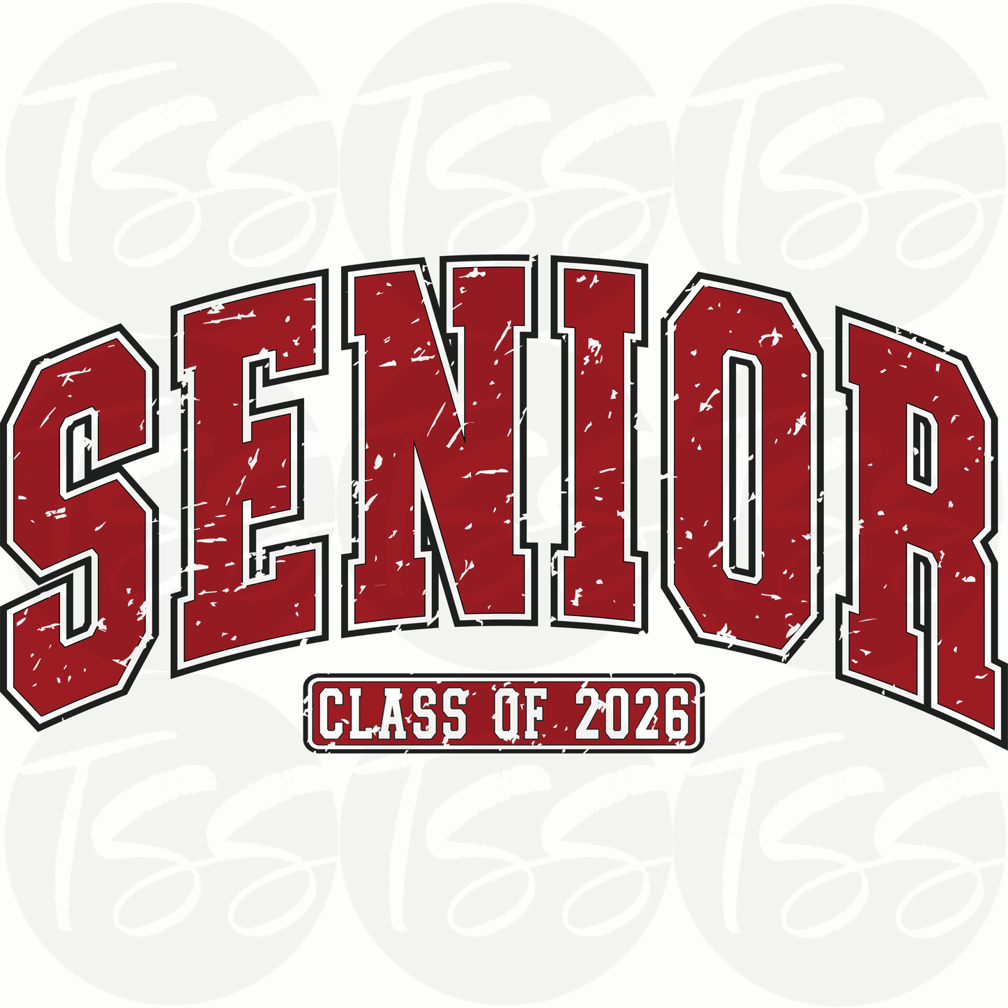 Classic Senior Custom Full Color Ready For Press DTF Print Transfer, Direct To Film