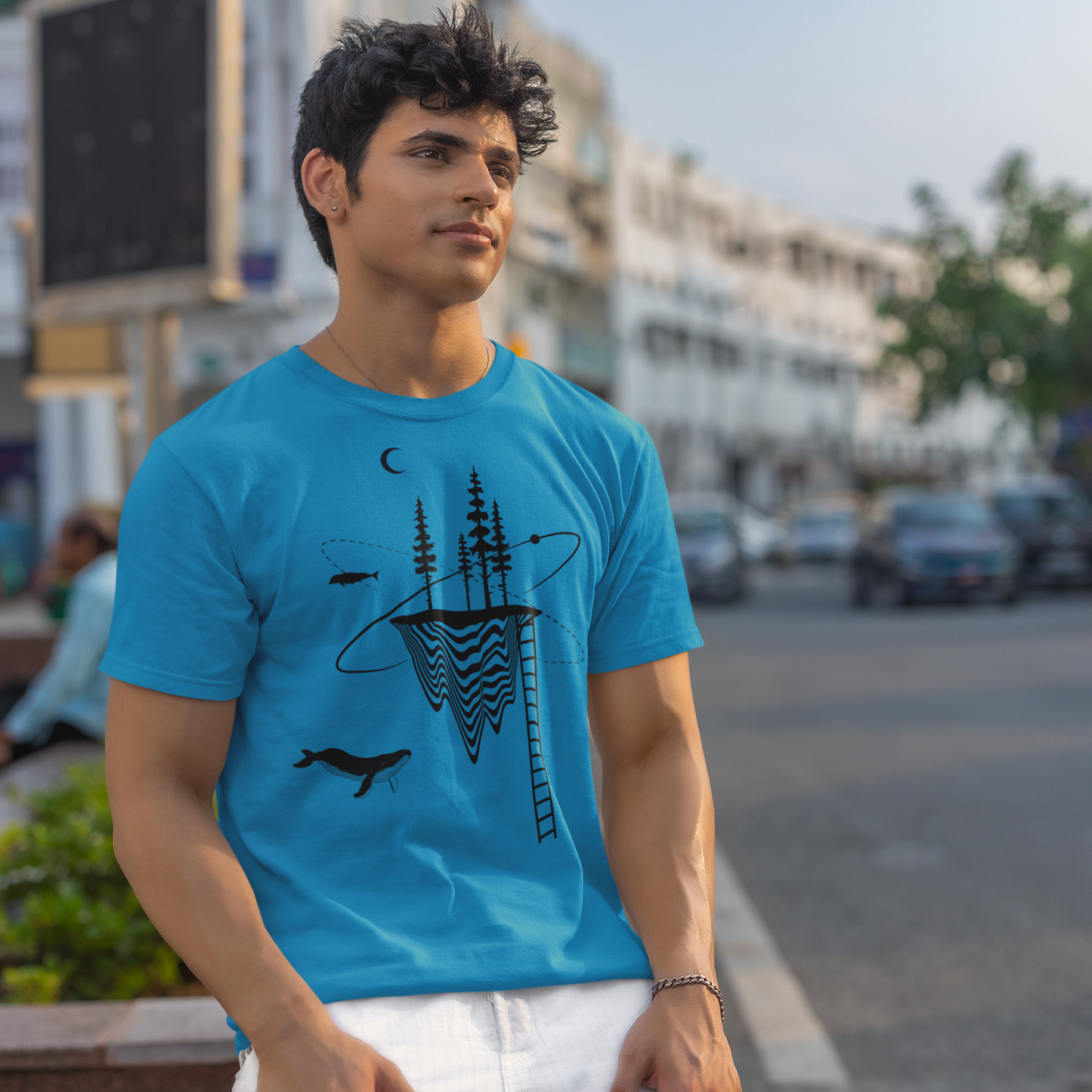 Utopia Graphic Tee T-shirt Tea Shirt Shoppe YS Sapphire