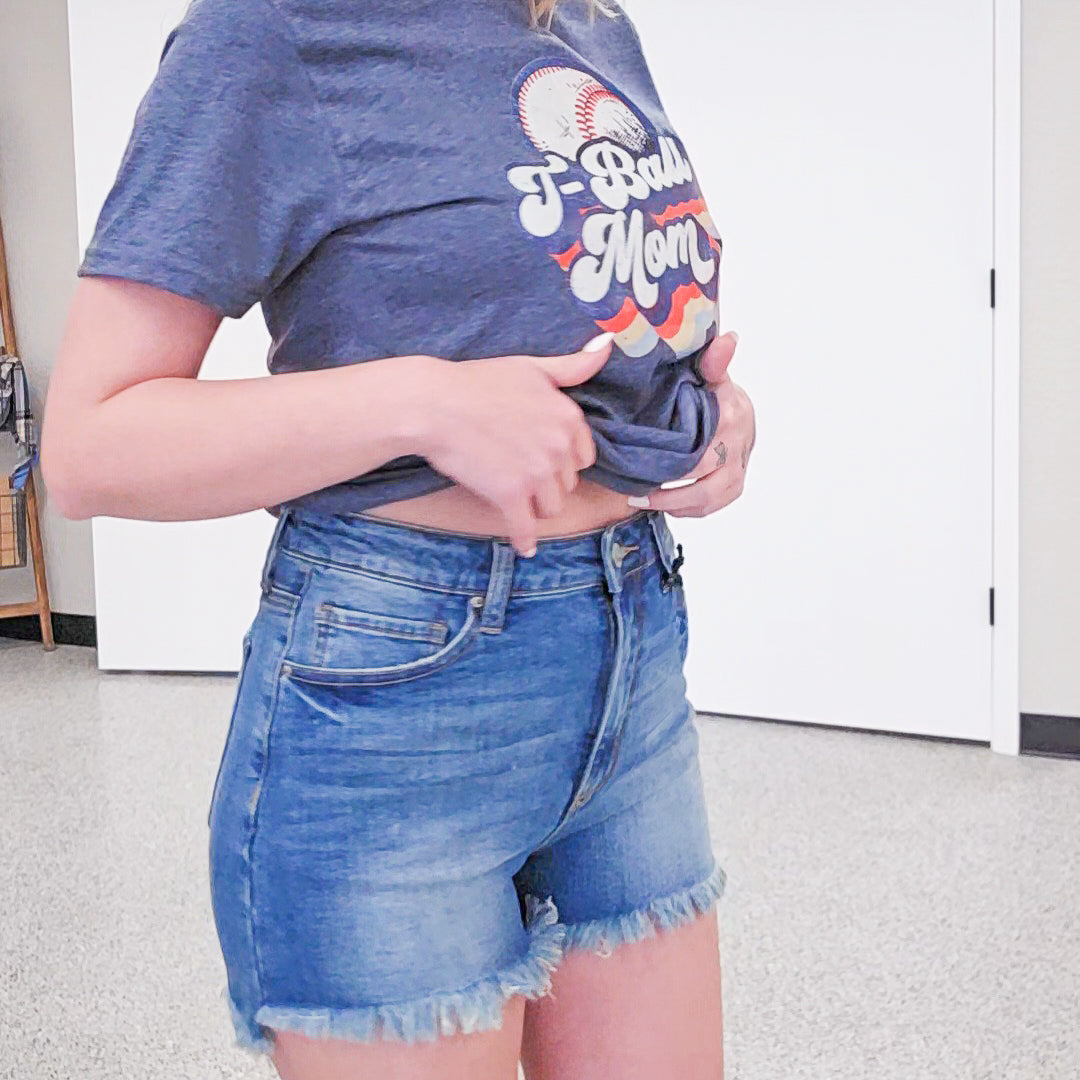 A2 Jeans Embroidery Detail Denim Shorts Shorts A2 Jeans