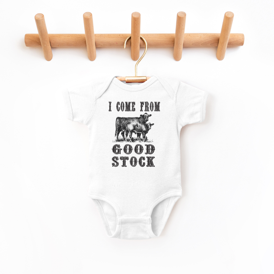 I Come From Good Stock Infant Bodysuit Baby & Toddler Clothing Tea Shirt Shoppe