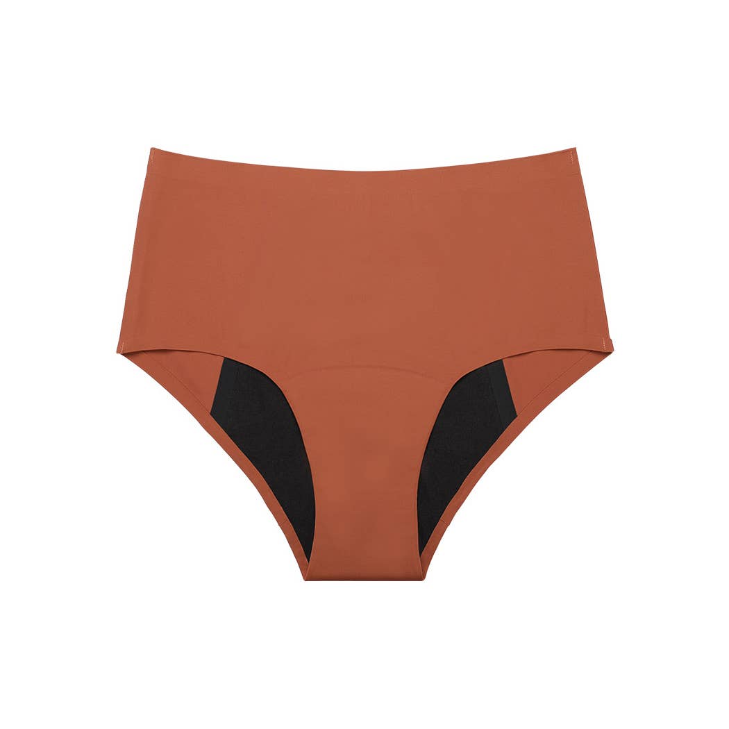 Leak-Proof Full Coverage Seamless Period Panties: Black / XXL Curvy Fix