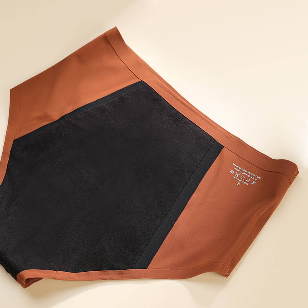 Leak-Proof Full Coverage Seamless Period Panties: Black / XXL Curvy Fix