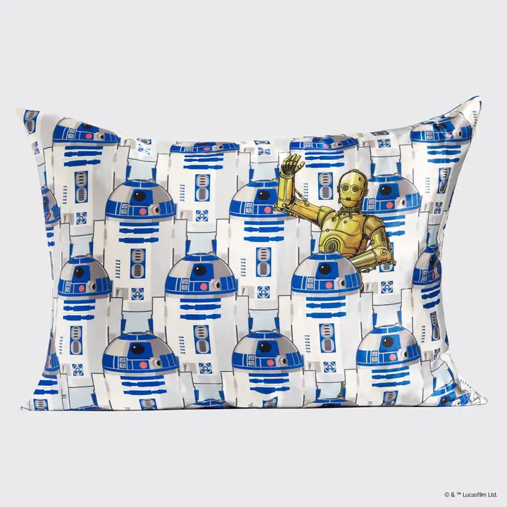 Star Wars™ & Kitsch Satin Pillowcase in R2-D2 & C-3PO