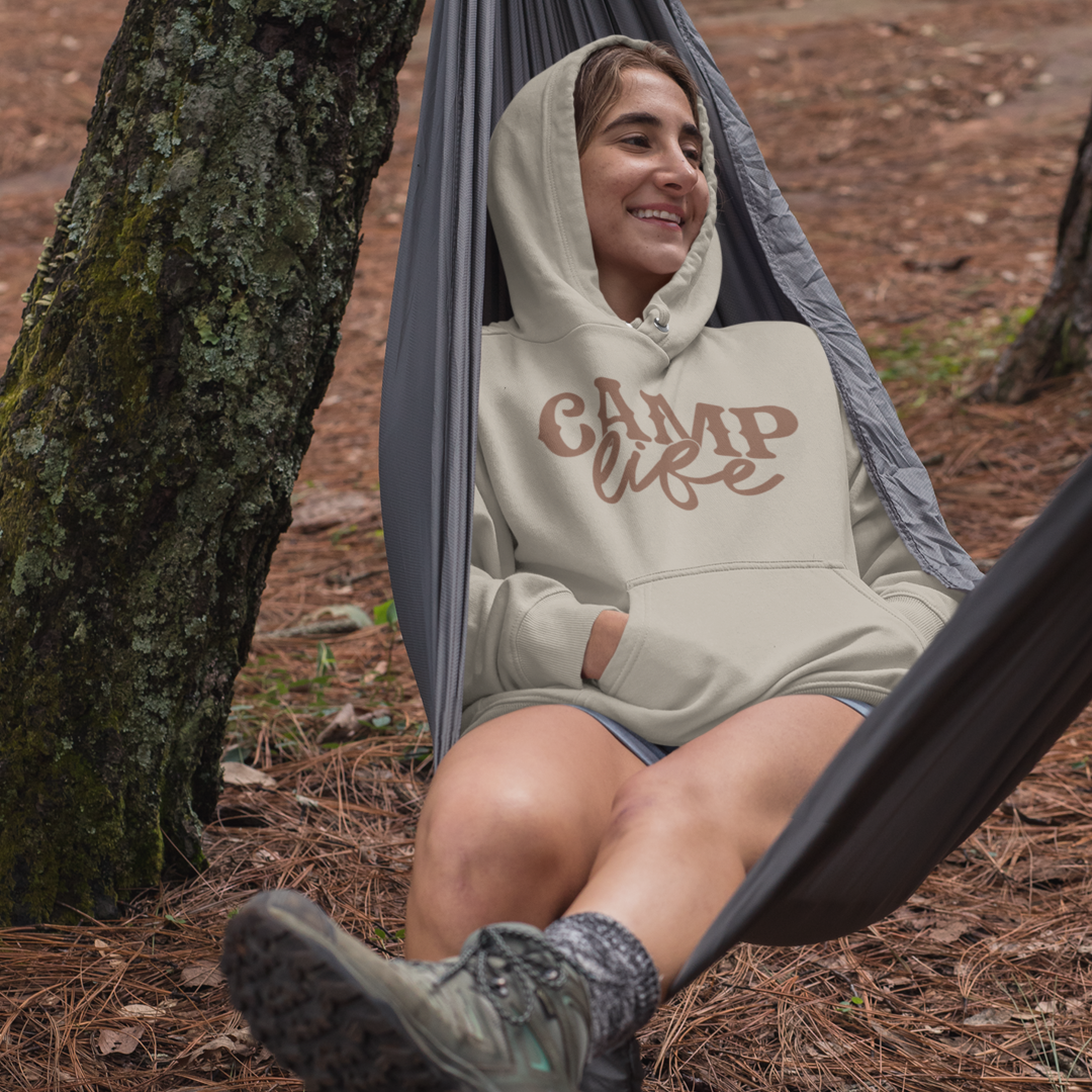 Camp Life Graphic Hoodie Sweatshirt Tea Shirt Shoppe