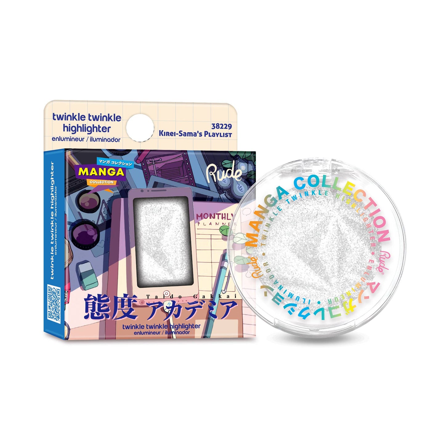 Manga Collection Twinkle Twinkle Highlighter: Sawa-Chan's Heart Rude Cosmetics