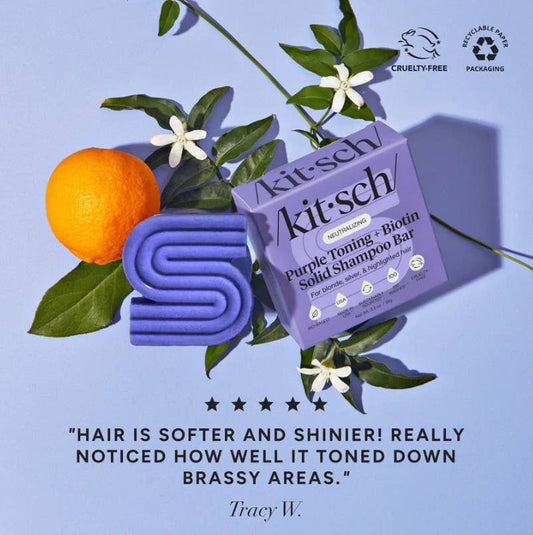 Purple Toning Shampoo & Conditioner Bar Combo for Color-Treated & Grey Hair – alternate view 2