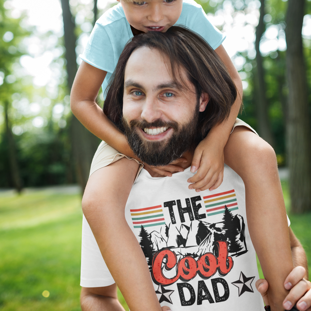 Cool Dad Graphic tee Mens T-shirt Tea Shirt Shoppe S White
