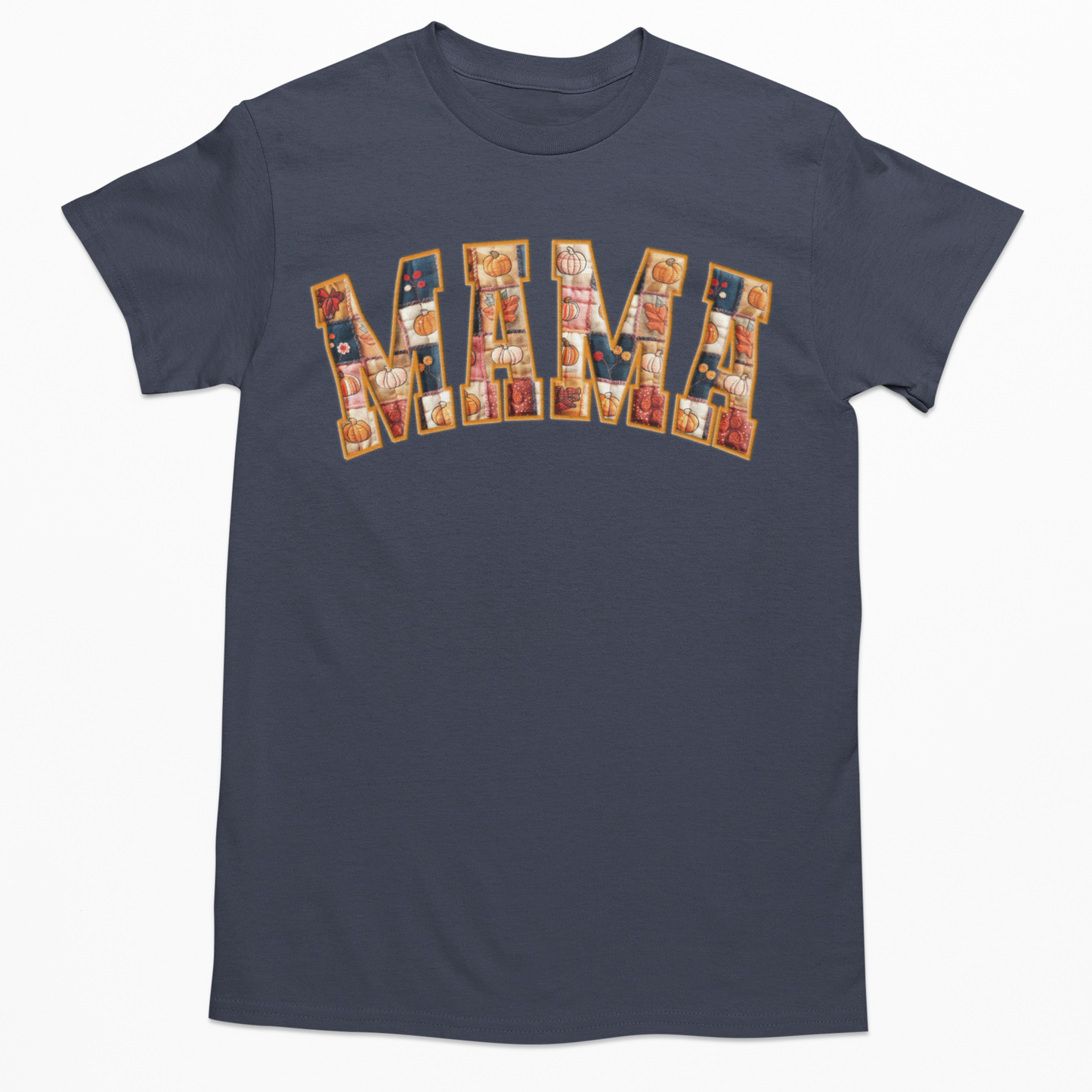MAMA Mosaic Graphic Tee T-shirt Tea Shirt Shoppe S Navy
