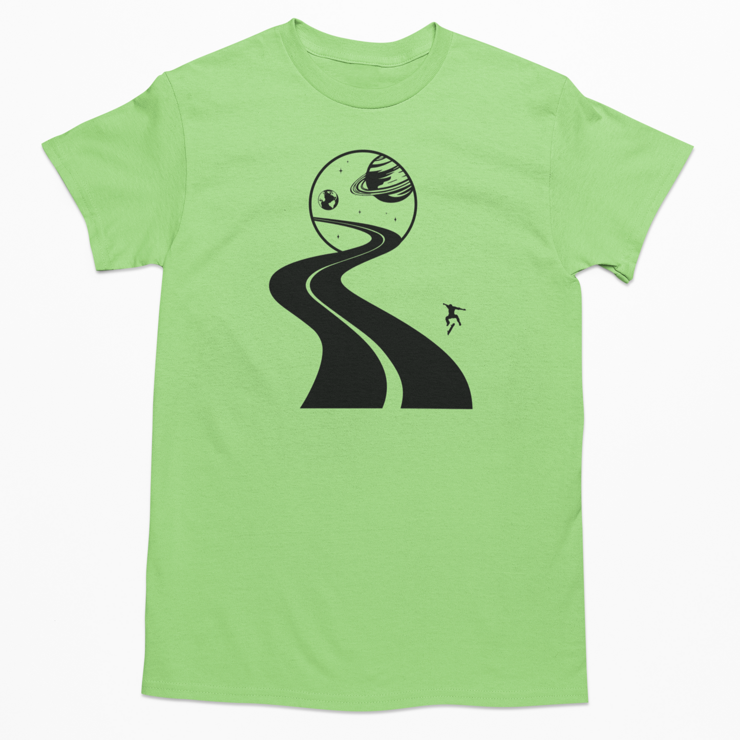 Destination Graphic Tee T-shirt Tea Shirt Shoppe YS Lime