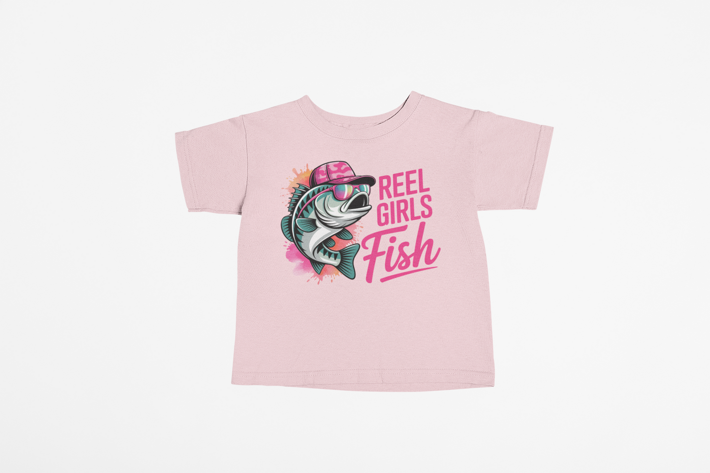 Reel Girls Fish Youth & Toddler Graphic Tee Youth Graphic Tee Tea Shirt Shoppe