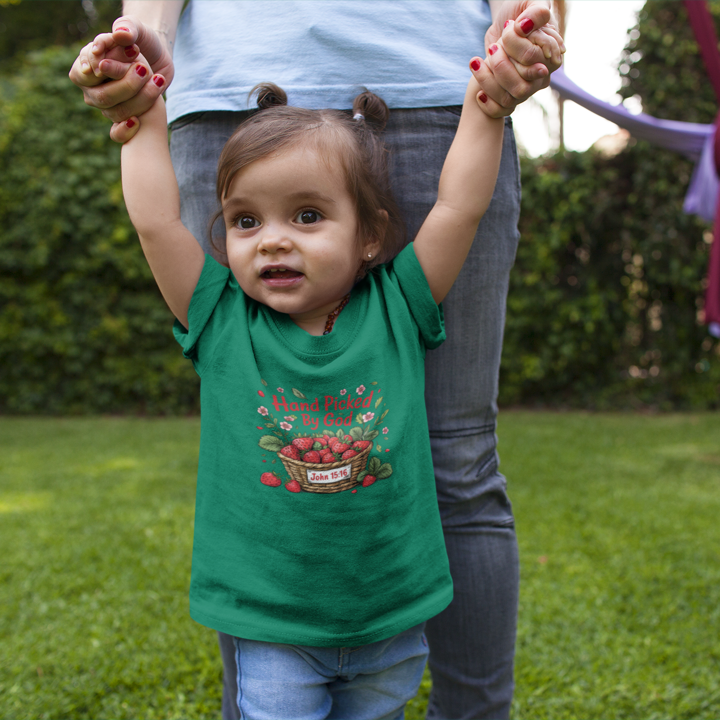 Hand Picked By God Youth & Toddler Graphic Tee Youth Graphic Tee Tea Shirt Shoppe
