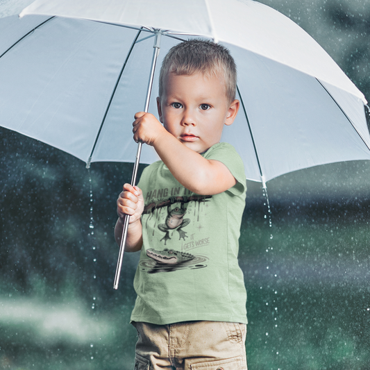 Hang In There Graphic Tee T-shirt Tea Shirt Shoppe 2T Sage