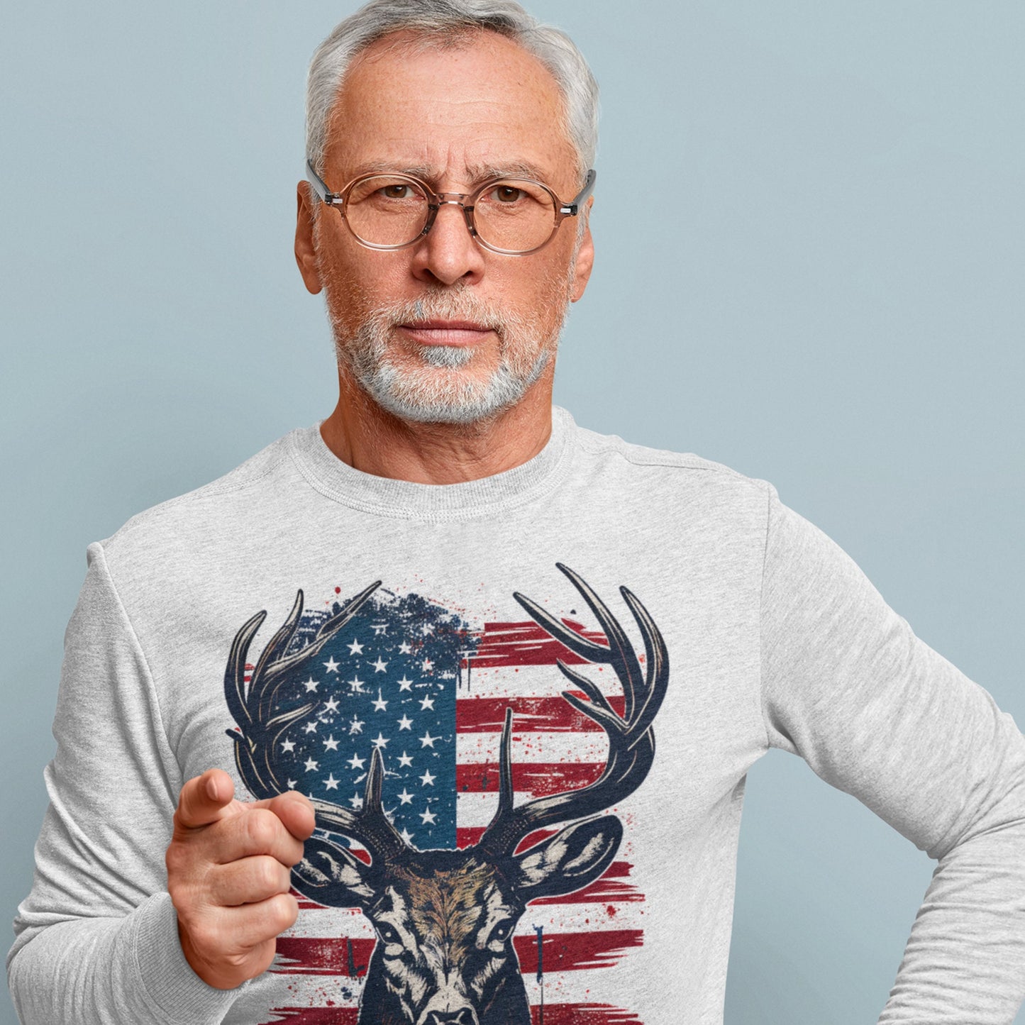 All American Hunter (DTF) Direct To Film Print Transfer Tea-Shirt Shoppe