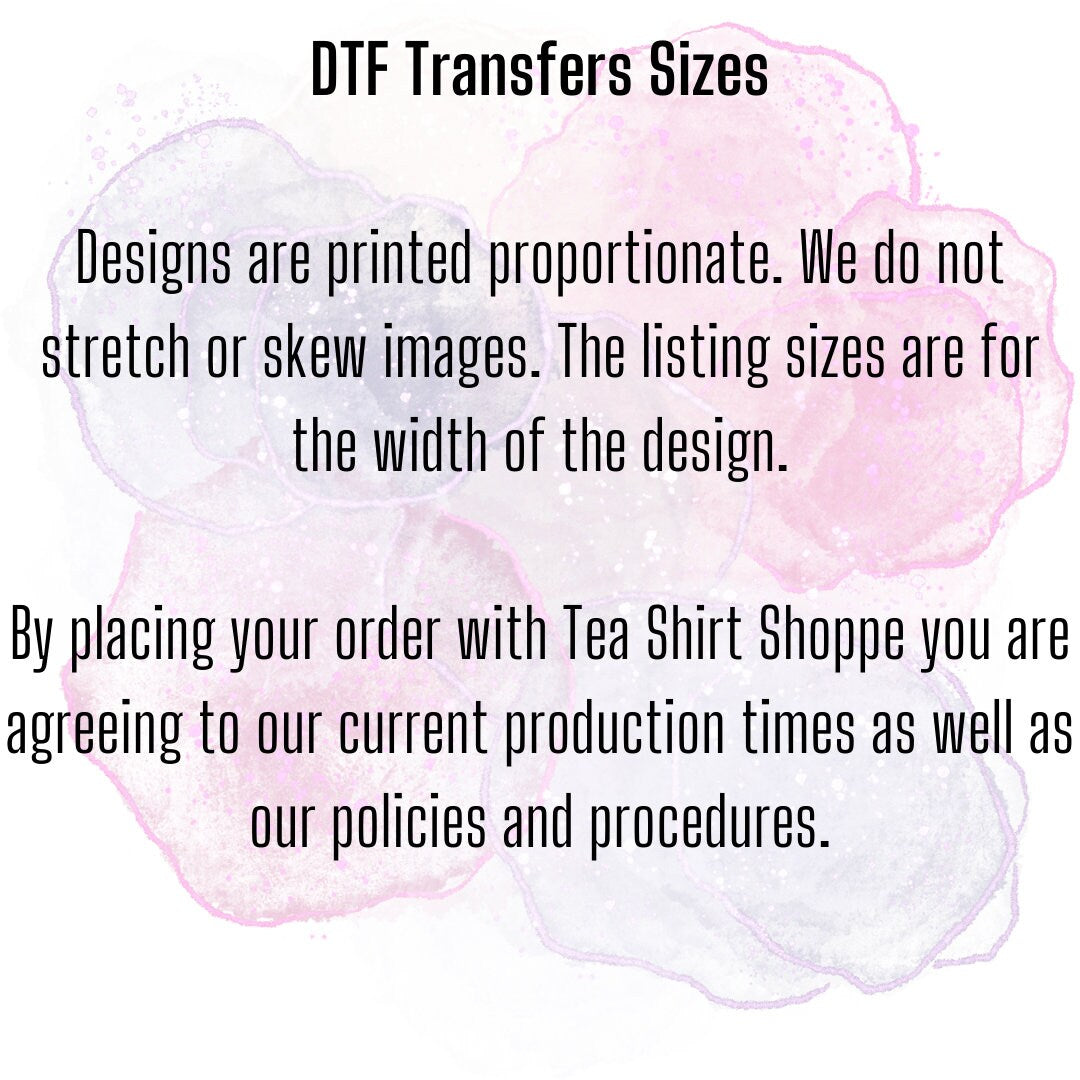You Can Do Hard Things Hot Peel Custom Full Color Ready For Press DTF Print Transfer, Direct To Film Tea-Shirt Shoppe